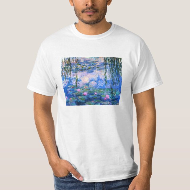 T-shirt dos lírios de água de Monet (Frente)