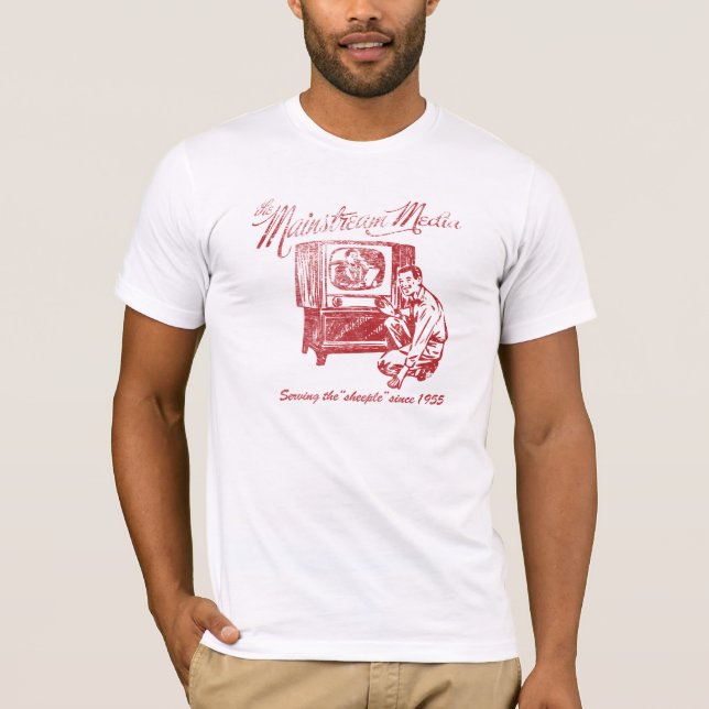 T-shirt dos meios do grosso da população (Frente)