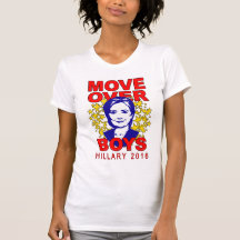 T-shirt dos meninos de Hillary Clinton "movimento