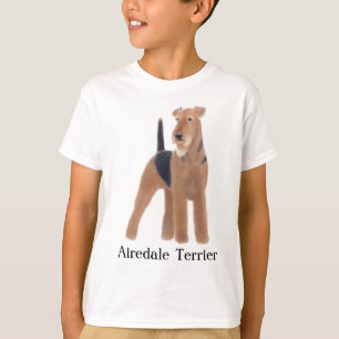 T-shirt dos miúdos de Airedale Terrier