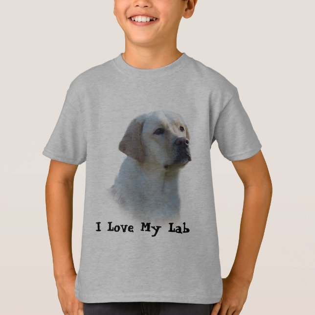 T-shirt dos miúdos de labrador retriever (Frente)
