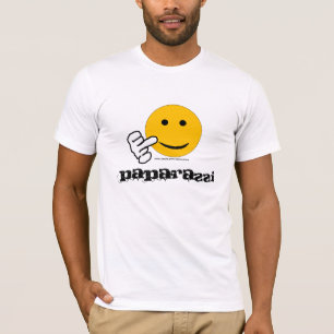 T-shirt dos paparazzi do dedo médio