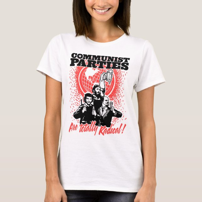 T-shirt dos partidos comunistas (Frente)