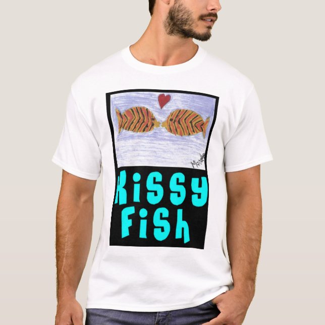 T-shirt dos peixes de Kissy por Mandee (Frente)