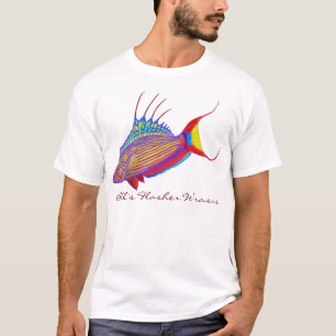 T-shirt dos peixes do recife do Wrasse do