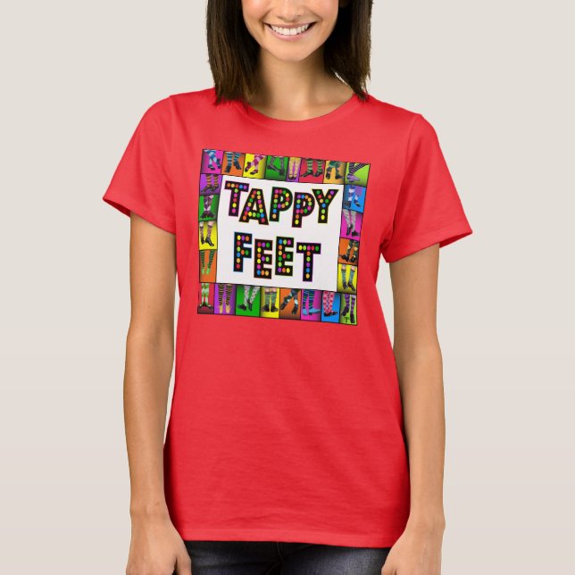 T-shirt dos pés de Tappy (Frente)