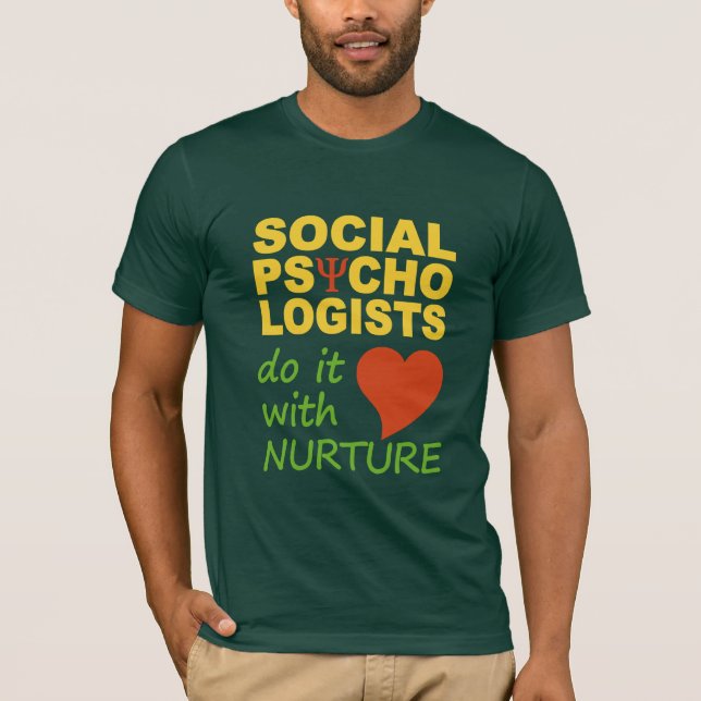 T-shirt dos psicólogos sociais (Frente)