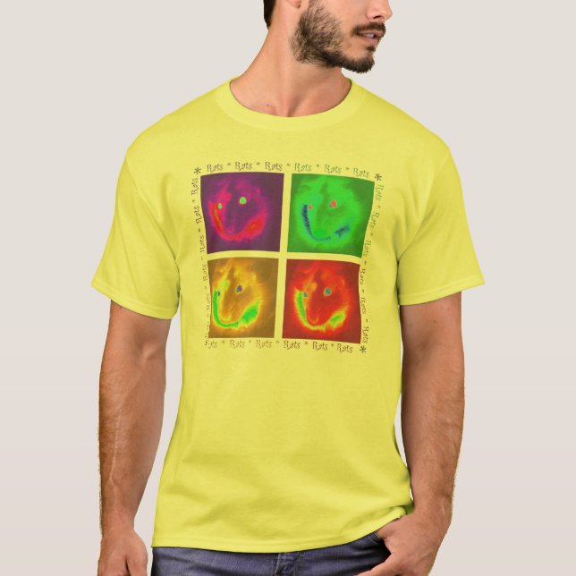 T-shirt dos ratos dos ratos dos ratos (Frente)
