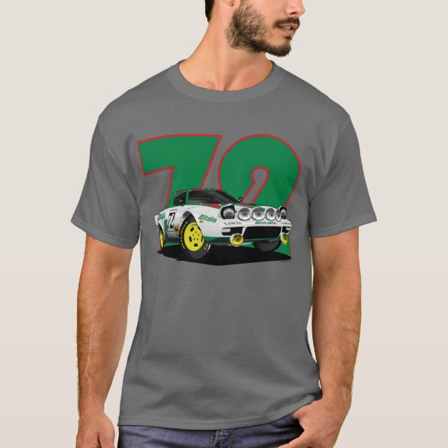 T-shirt dos stratos de Lancia (Frente)
