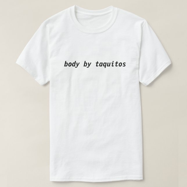t-shirt dos taquitos (Frente do Design)