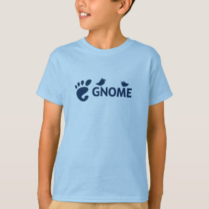 T-shirt dos tipos do GNOMO