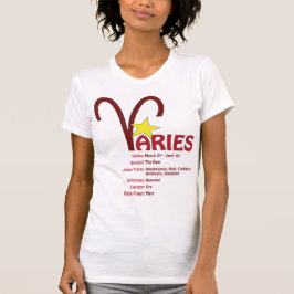 T-shirt dos traços do Aries