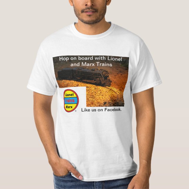 T-shirt dos trens de Lionel e de Marx (Frente)
