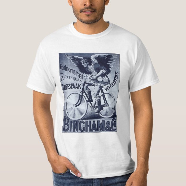 T-shirt dos Velocipedes de Bingham & de Co. (Frente)