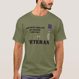T-shirt dos veteranos de Irlanda do Norte