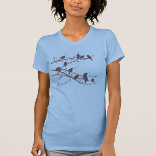 T-shirt dos Waxwings de cedro
