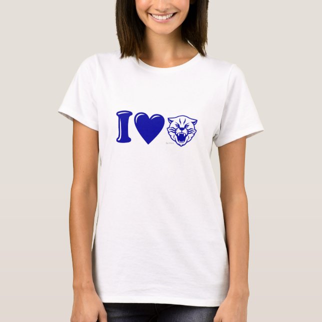 T-shirt dos Wildcats do coração de Lovington "mim" (Frente)