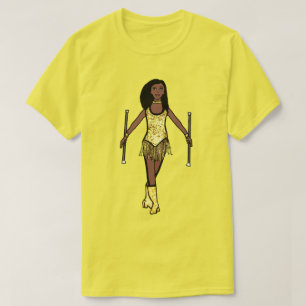 T-Shirt Dourada Spark Twirl Girl