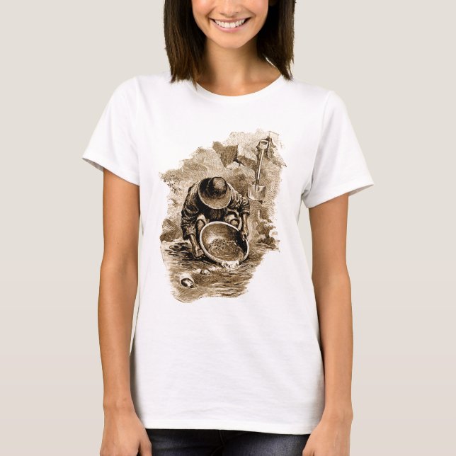 T-shirt dourado (Frente)