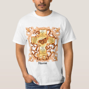 T-shirt Dourado da cruz da serenidade