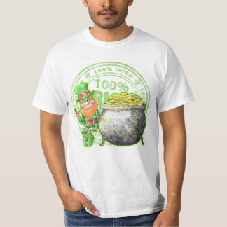 T-shirt Dourado do ~ do Leprechaun do irlandês de