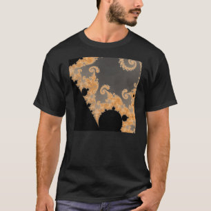 T-shirt Dourado infinito do detalhe