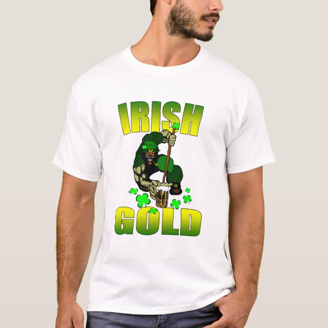 T-Shirt Dourado irlandês (Frente)