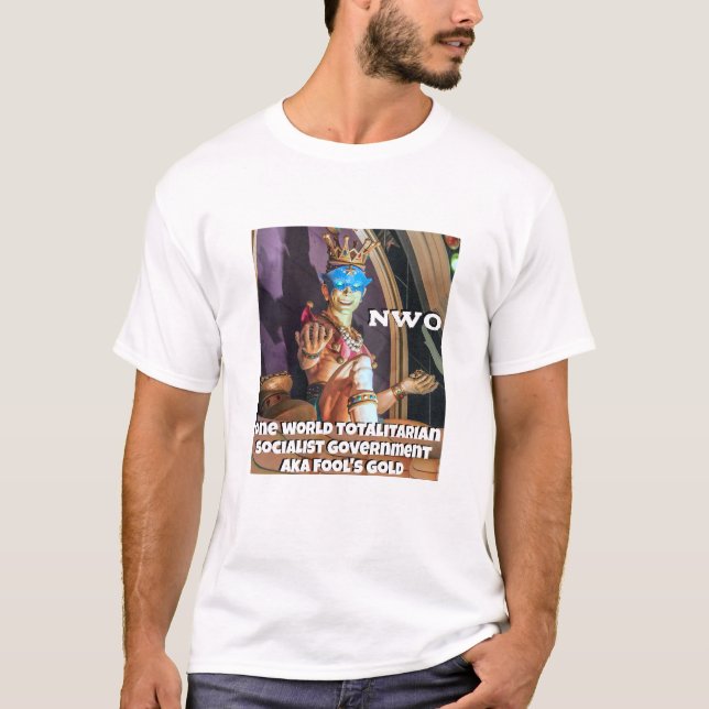 T-Shirt Dourado (leve) de tolo (Frente)