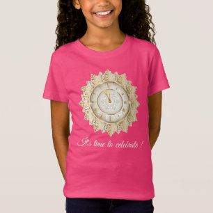 T-Shirt Dourado Rosa