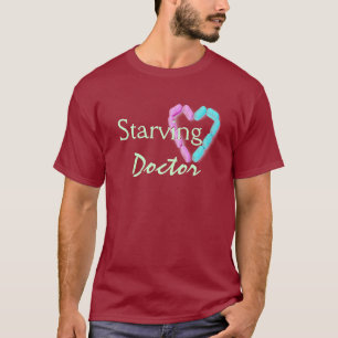 T-shirt Doutor esfomeado Marrom