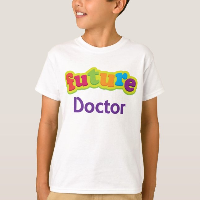 T-shirt Doutor (futuro) presente (Frente)