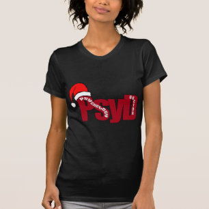 T-shirt DOUTOR PSICOLOGIA do PAPAI NOEL de PsyD