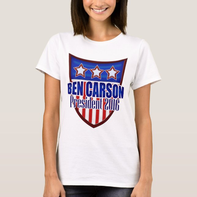 T-shirt Dr. Ben Carson - protetor moderno (Frente)