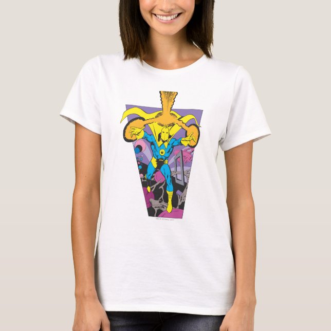 T-shirt Dr. Fate Manipula Magia (Frente)