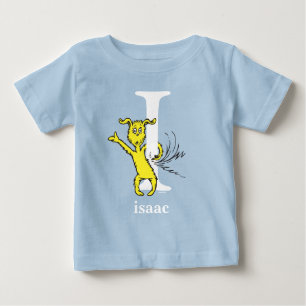 T-shirt Dr. Seuss ABC: Carta I - Branco   Adicione seu nom