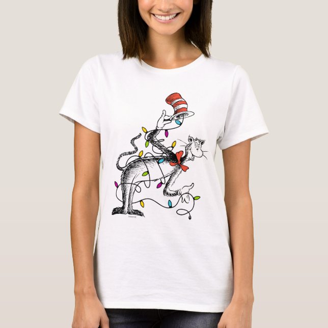 T-shirt Dr. Seuss | Grpolegadas | Gato Misquiívoro no Ha (Frente)