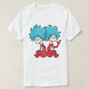 T-shirt Dr. Seuss O Gato de Chapéu - Coisa 1, Coisa 2