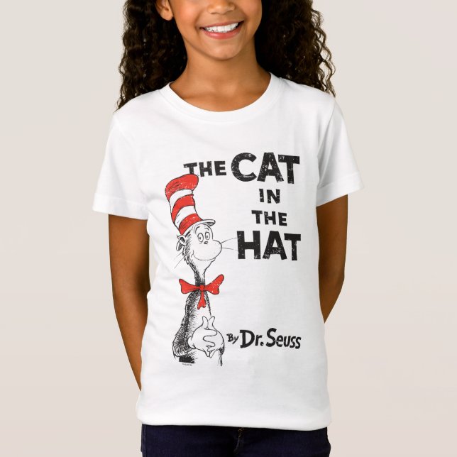 T-shirt Dr. Seuss | O Gato no Livro do Chapéu (Frente)