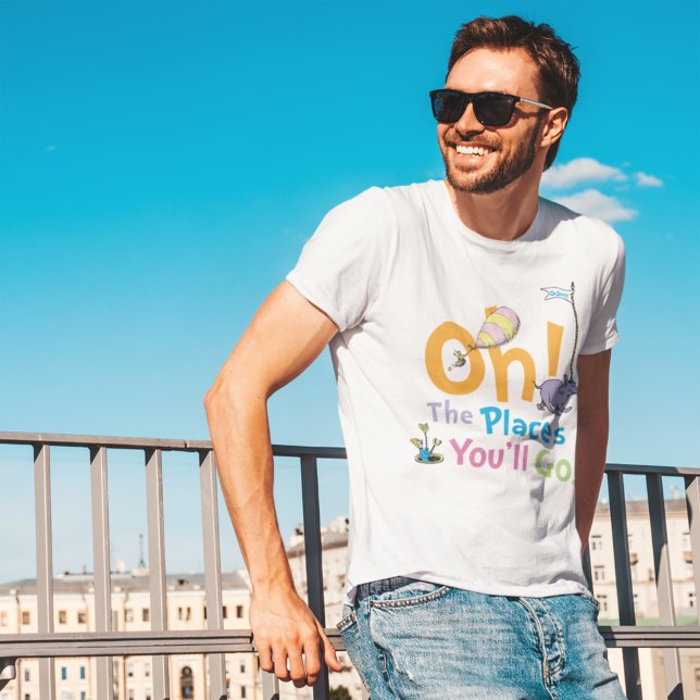 T-shirt Dr. Seuss | Oh, Os Lugares Que Você Vai! (Criador carregado)