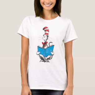T-shirt Dr. Seuss   The Cat in the Hat - Reading