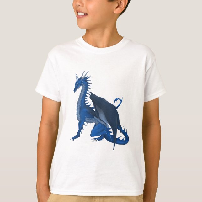 T-shirt Dragão azul (Frente)