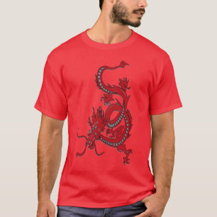 T-shirt Dragão chinês - ano do dragão