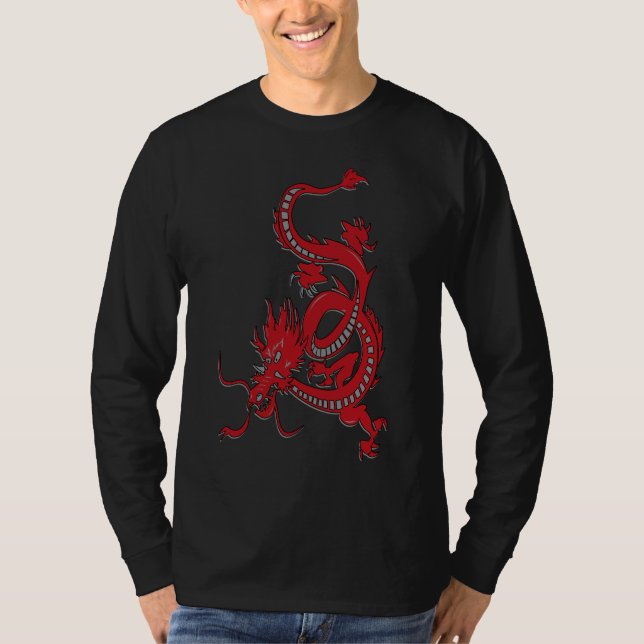 T-shirt Dragão chinês - ano do dragão (Frente)