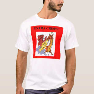 T-shirt dragão da fantasia extremamente friável