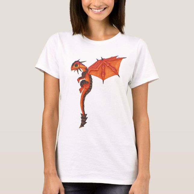 T-shirt Dragão da lava (Frente)
