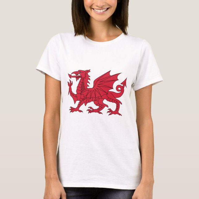 T-shirt Dragão de Galês (Frente)