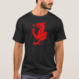 T-shirt Dragão de Galês desenfreado