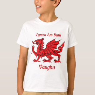 T-shirt Dragão de Vaughn Galês