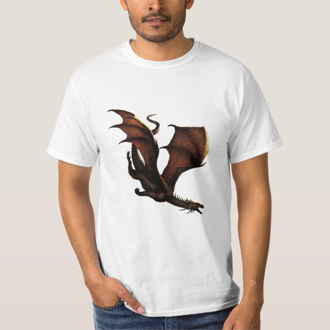T-shirt Dragão de vôo de Ciruelo´s (Frente)