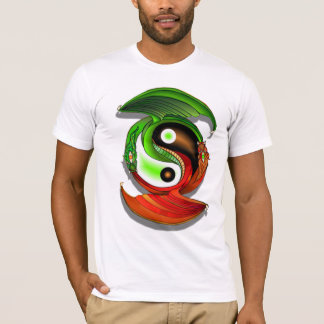 T-shirt Dragão de Yin Yang